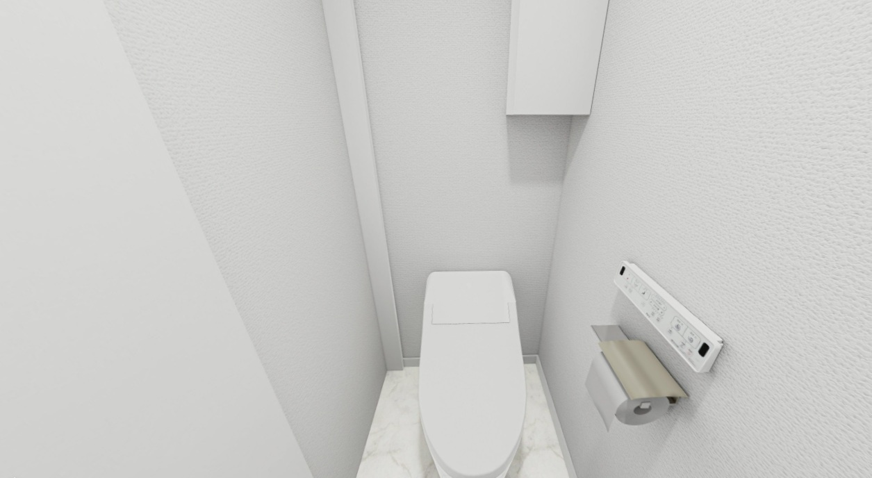 仮称　船橋２丁目メゾンのトイレ|イメージパースなので実際とは異なります