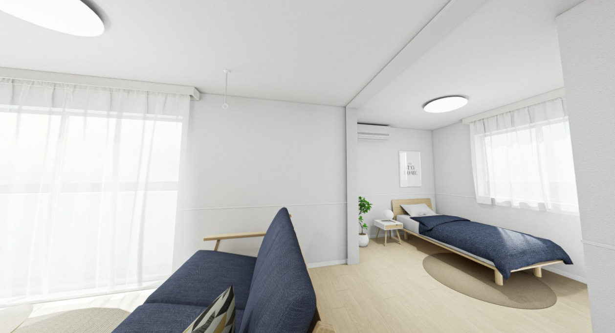 仮称　船橋２丁目メゾンの洋室|イメージパースなので実際とは異なります