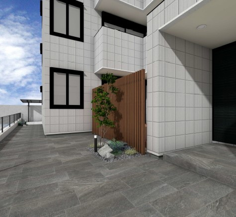 仮称　船橋２丁目メゾンのエントランス|ＺＥＨ－Ｍ対応旭化成ヘーベルメゾン