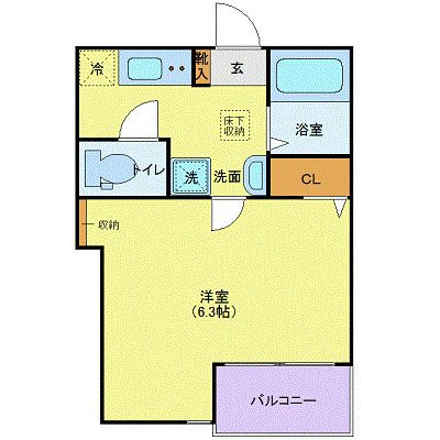 【間取り】 | プリヴィア笹塚