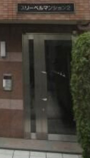 スリーベルマンションⅡのエントランス