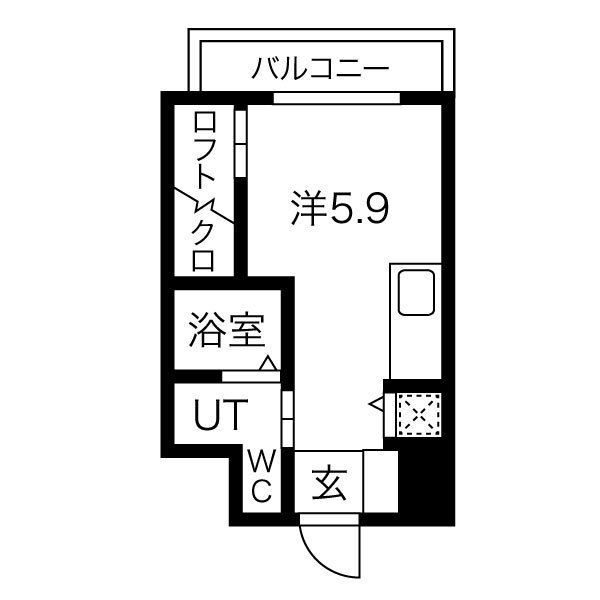コーラルポワント難波WESTの間取り