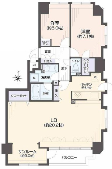 【間取り】 | ステイツ南20条