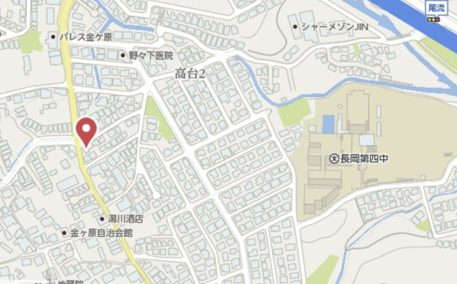 長岡京市金ケ原平井　中古戸建の地図