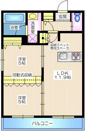 フォーンコートの間取り
