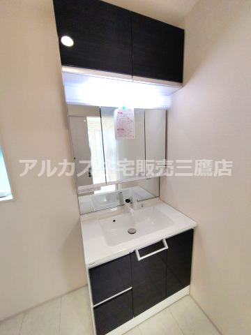 【内覧動画公開中！】調布市柴崎2丁目 京王線 つつじヶ丘駅 新築戸建の独立洗面台