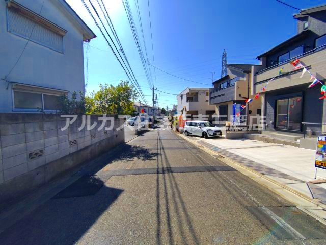 【内覧動画公開中！】調布市柴崎2丁目 京王線 つつじヶ丘駅 新築戸建の前面道路含む現地写真