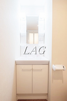 【洗面所】 | クレシア青戸 | 独立洗面台です。