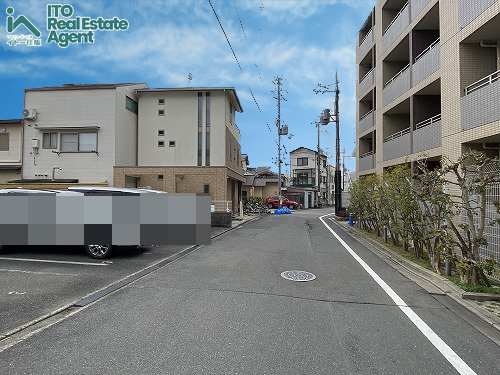 田中南大久保町 中古戸建の前面道路含む現地写真