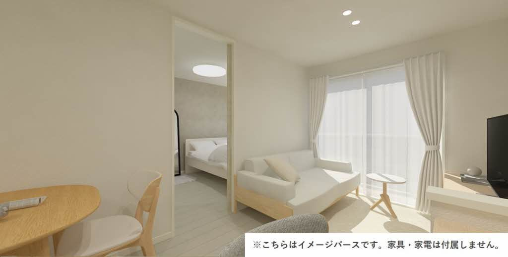 コンフォルタ藤沢町 Ａの居間・リビング