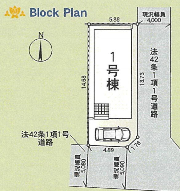 新築/さいたま市桜区道場１丁目の区画図|駐車場あり（車種による）