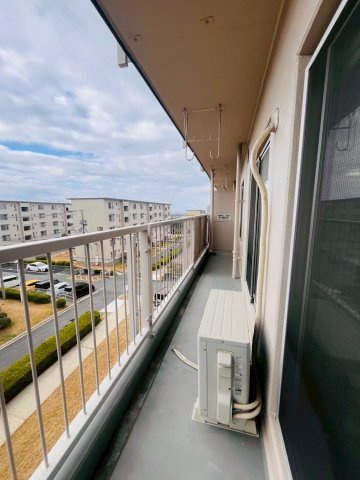新多聞第ニ住宅のバルコニー