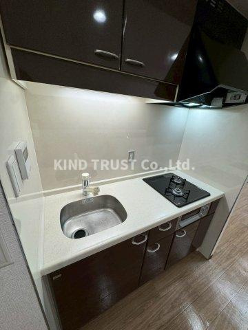 ヴィレッジリバー天神橋のキッチン|使いやすいキッチンです