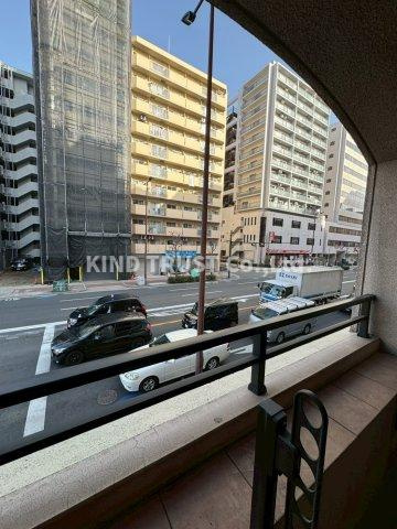 ヴィレッジリバー天神橋のバルコニー|バルコニー付きです