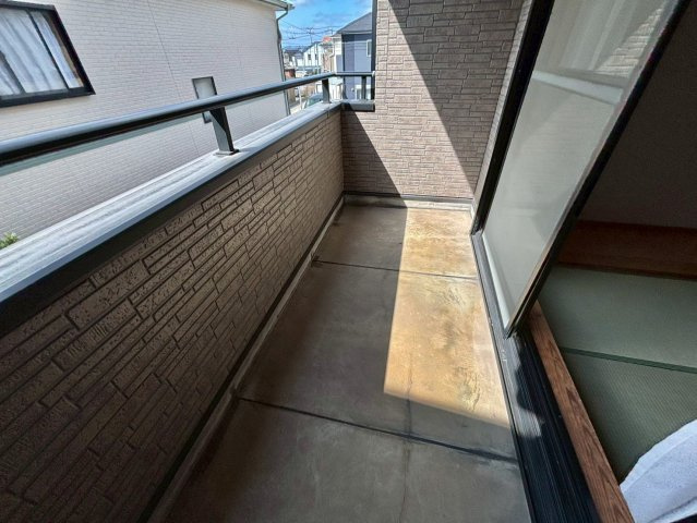 飾磨区細江貸家のバルコニー