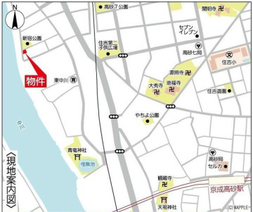【地図】 | 葛飾区高砂6丁目計画（仮称）
