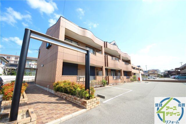 コーポ・サカシタA棟のエントランス