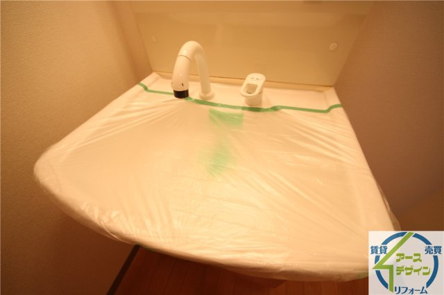 コーポ・サカシタA棟の独立洗面台|※類似写真