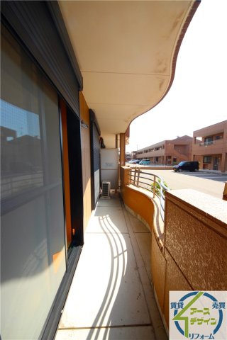 コーポ・サカシタA棟のバルコニー|※類似写真