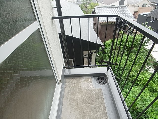 BLANCUBE神戸北のバルコニー|日当たりの良いバルコニー