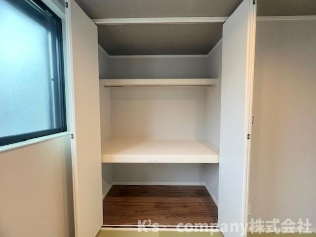 ■座間市南栗原3丁目　新築戸建の収納|和室の押入れ収納◇奥行きがあり来客用の布団の保管にも便利です◇
