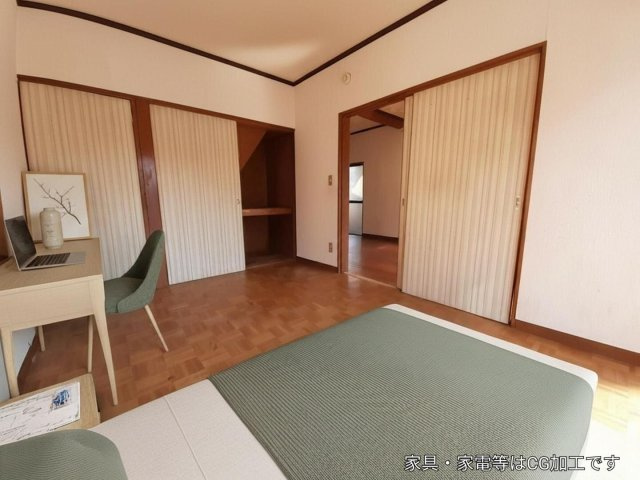 宇城市松橋町松橋の中古一戸建の洋室|1F　洋室6帖(AI家具)