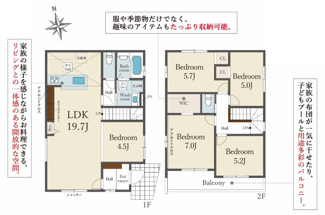 【間取り】 | Terrechez姫路市広畑区才２期 | 間取り