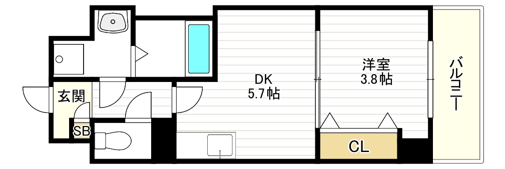 ARCA九条の間取り