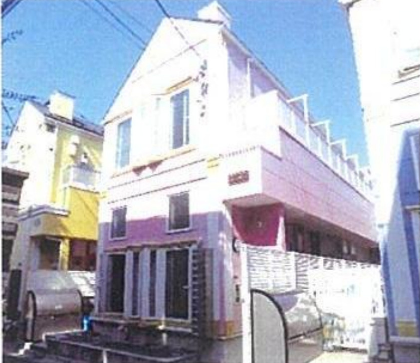 杉並区高円寺南３丁目のアパートのエントランス