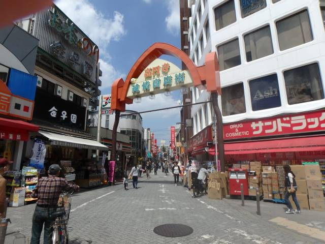 杉並区高円寺南３丁目のアパートの周辺