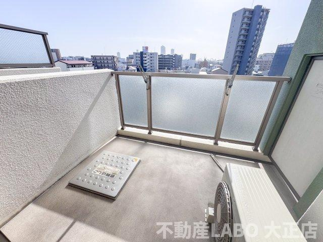 S-FORT西九条のバルコニー