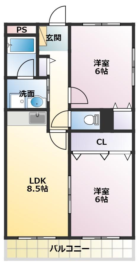 ビビッドエスの間取り