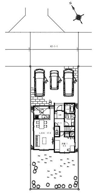リナージュ下野駅東２丁目第１期　新築一戸建ての区画図