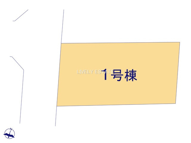 草加市金明町 新築分譲住宅の区画図