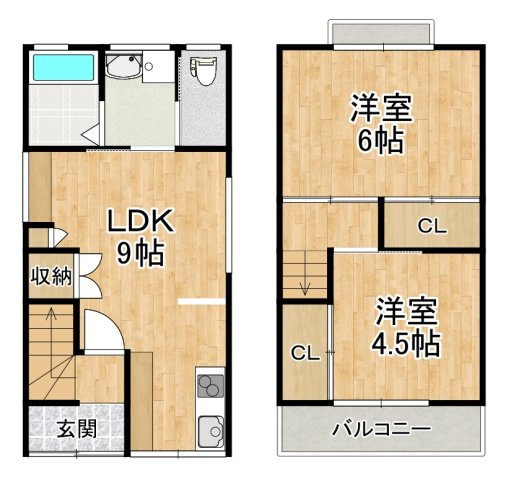 【間取り】 | Little house
