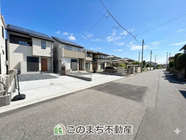 ブルーミングガーデン宇都宮市住吉町　2号棟の前面道路含む現地写真|前面道路含む現地写真