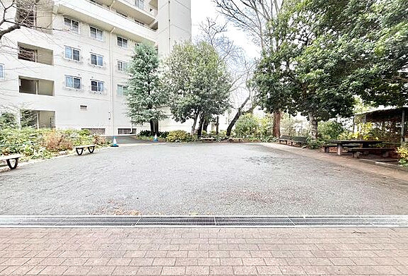 ドルフ青葉台のその他共用部分|マンション目の前に緑ある公園があります。気分転換にもなりそう。