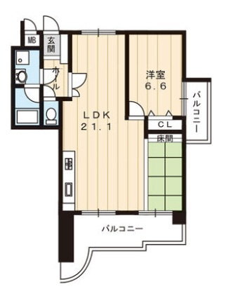 プレセランス西明石の間取り