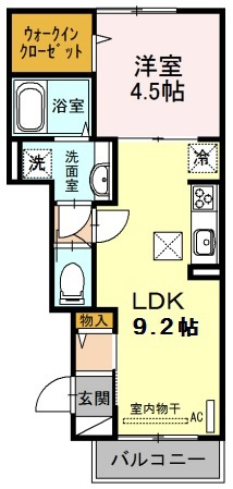 プティトフェルムの間取り