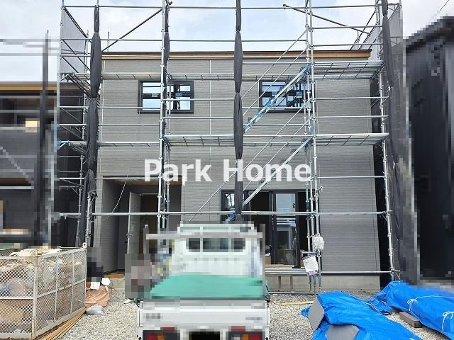 高知市福井町 -E号地- 新築戸建ての外観|E号地　2026.2月下旬：建築中