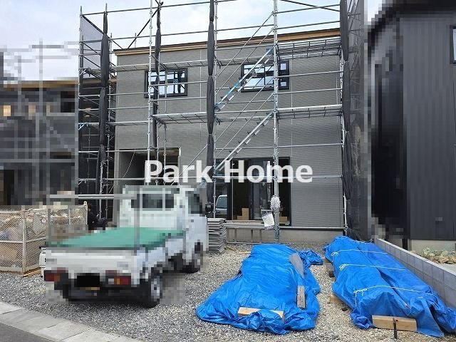 高知市福井町 -E号地- 新築戸建ての外観|E号地　2026.2月下旬：建築中