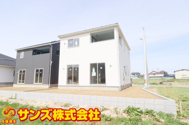 大玉村玉井字馬場　　　４号棟　　　玉井小学校、大玉中学区の外観|南東側から見た外観