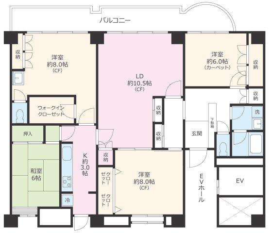 ライオンズステーションプラザ大塚の間取り