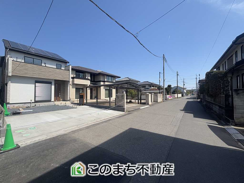 ブルーミングガーデン宇都宮市住吉町　3号棟の前面道路含む現地写真|前面道路含む現地写真