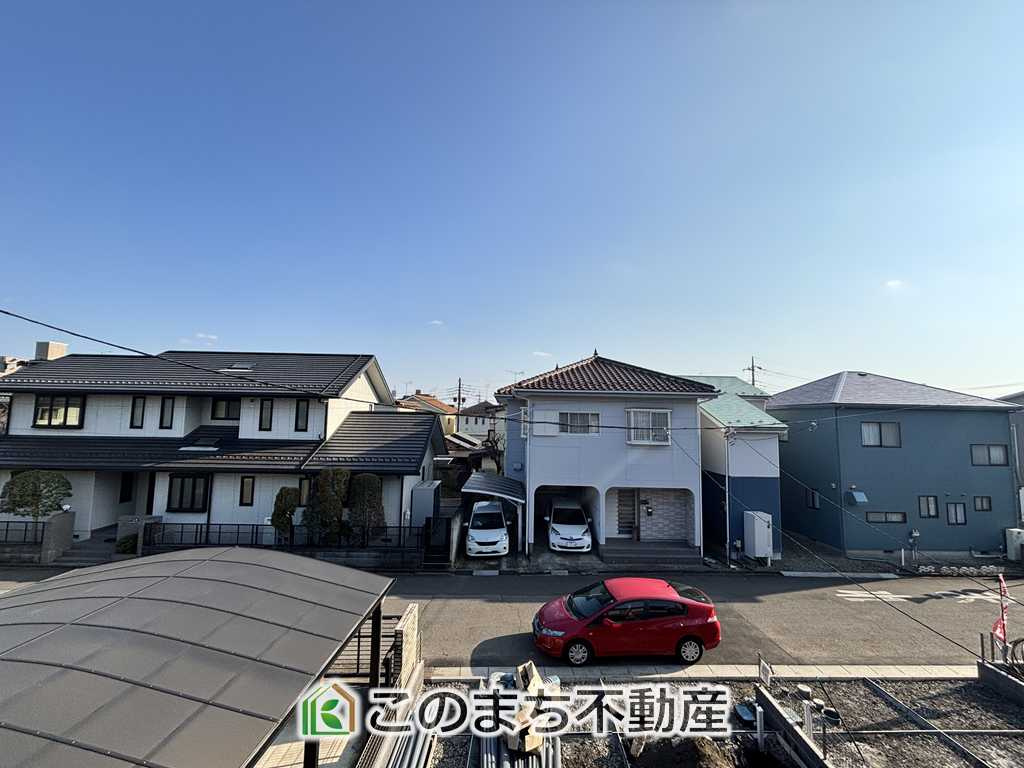 ブルーミングガーデン宇都宮市住吉町　3号棟の展望|バルコニーからの眺めです！