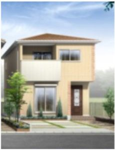 緑区姥子山KODATEXⅤの外観パース