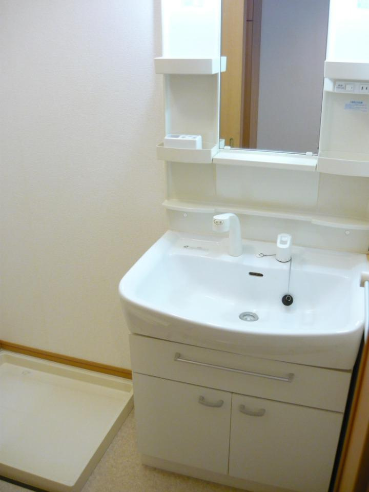 ヴィラ プロムナード Aの洗面所