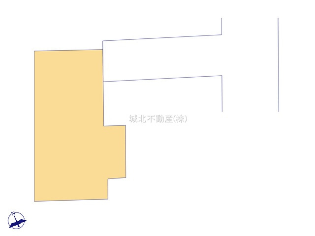 杉並区下井草1丁目 全1棟の土地図