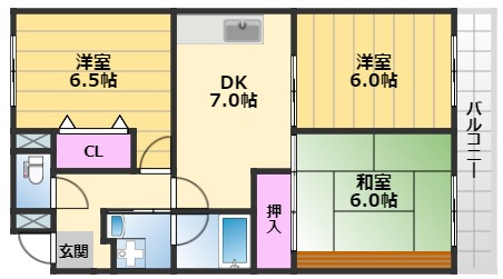 【間取り】 | プレステージアスカ
