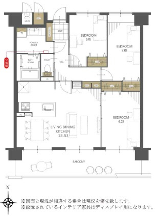 アルファステイツ幸町の間取り